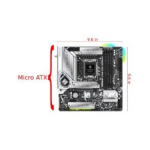 ASRock B760M Steel Legend WiFi - Scheda madre - micro ATX - Presa LGA1700 - Chipset B760 - USB-C 3.2 Gen2, USB 3.2 Gen 2, USB 3.