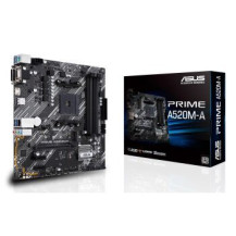 ASUS PRIME A520M-A II/CSM - Scheda madre - micro ATX - Socket AM4 - Chipset AMD A520 - USB 3.2 Gen 1 - Gigabit LAN - Grafica int