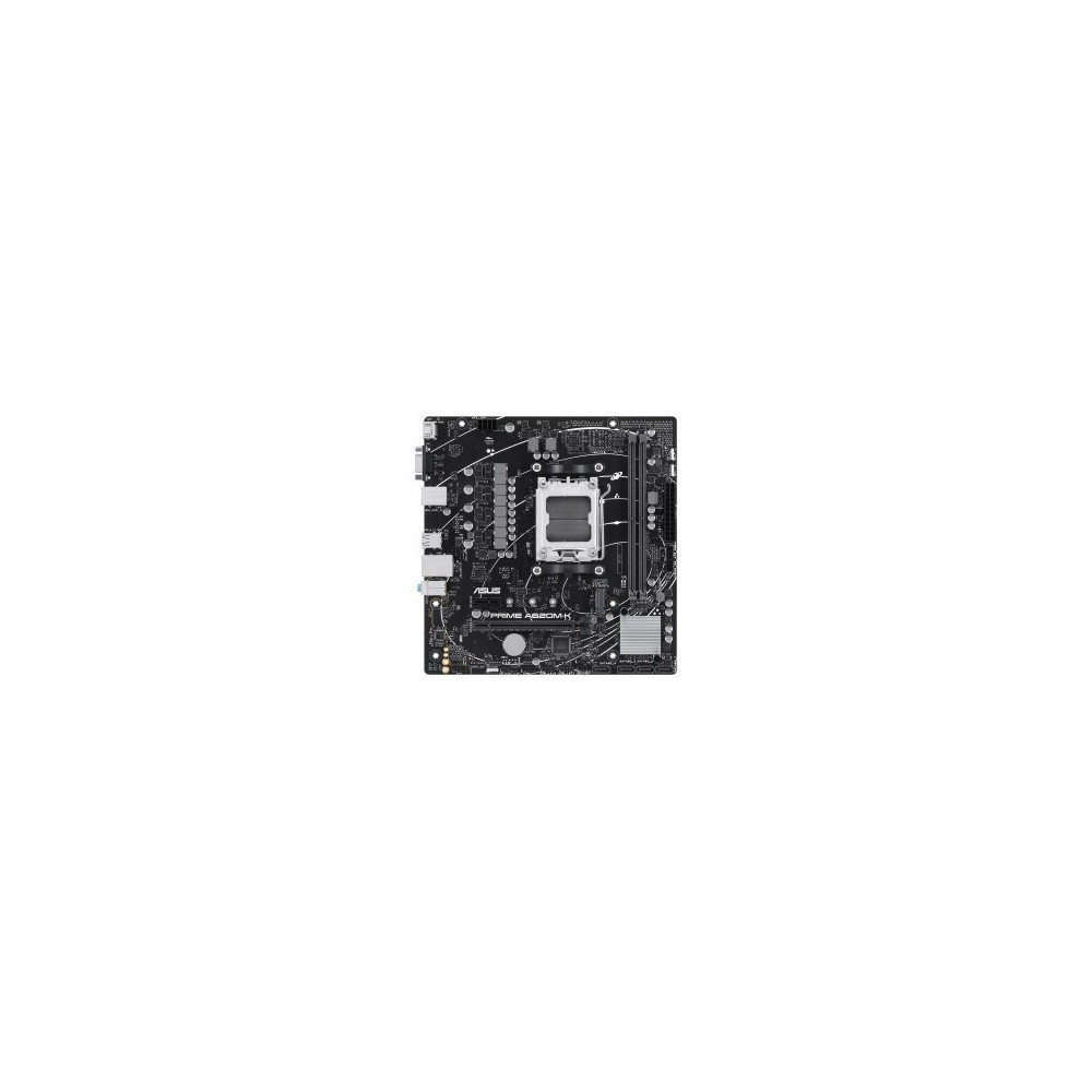 ASUS PRIME A620M-K - Scheda madre - micro ATX - Socket AM5 - Chipset AMD A620 - USB 3.2 Gen 1 - Gigabit LAN - Grafica integrata