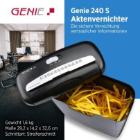 Genie 240 S - Triturazione a strisce - 6 mm - 12 l - 6 lame - 72 dB - P-2