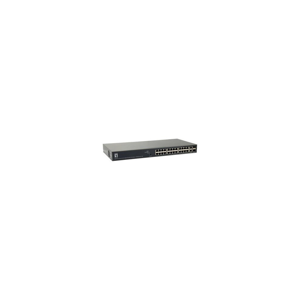 LevelOne GEP-2651 - Switch - Smart - 24 x 10/100/1000 (PoE+)