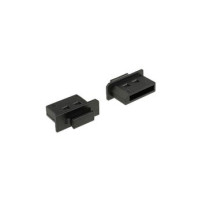 Delock Dust Cover for Displayport - Schutzumschlag - Schwarz (Packung mit 10)
