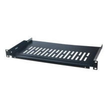 LogiLink - Scaffale rack - Nero, RAL 9005 - 1U - 48,3 cm (19″)