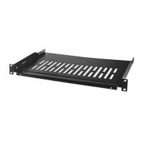 LogiLink - Scaffale rack - Nero, RAL 9005 - 1U - 48,3 cm (19″)