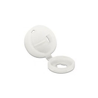Delock Cappuccio protettivo per vite M4 naturale 10 pezzi - 10 pezzo/i - Bianco - Nylon