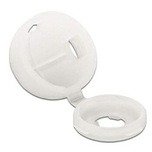 Delock Cappuccio protettivo per vite M4 naturale 10 pezzi - 10 pezzo/i - Bianco - Nylon