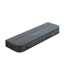 DeLOCK - Switch KVM/audio - 4 x KVM/audio - 1 utente locale - desktop