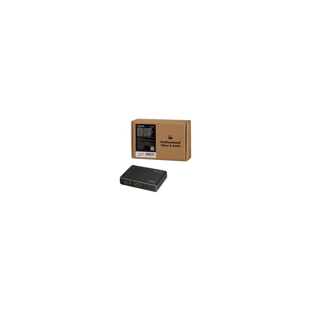 LogiLink - Splitter video/audio - 4 x HDMI - Desktop
