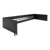 Delock - Pannello per guida DIN - Montabile su rack - Nero - 1U - 48,3 cm (19″)