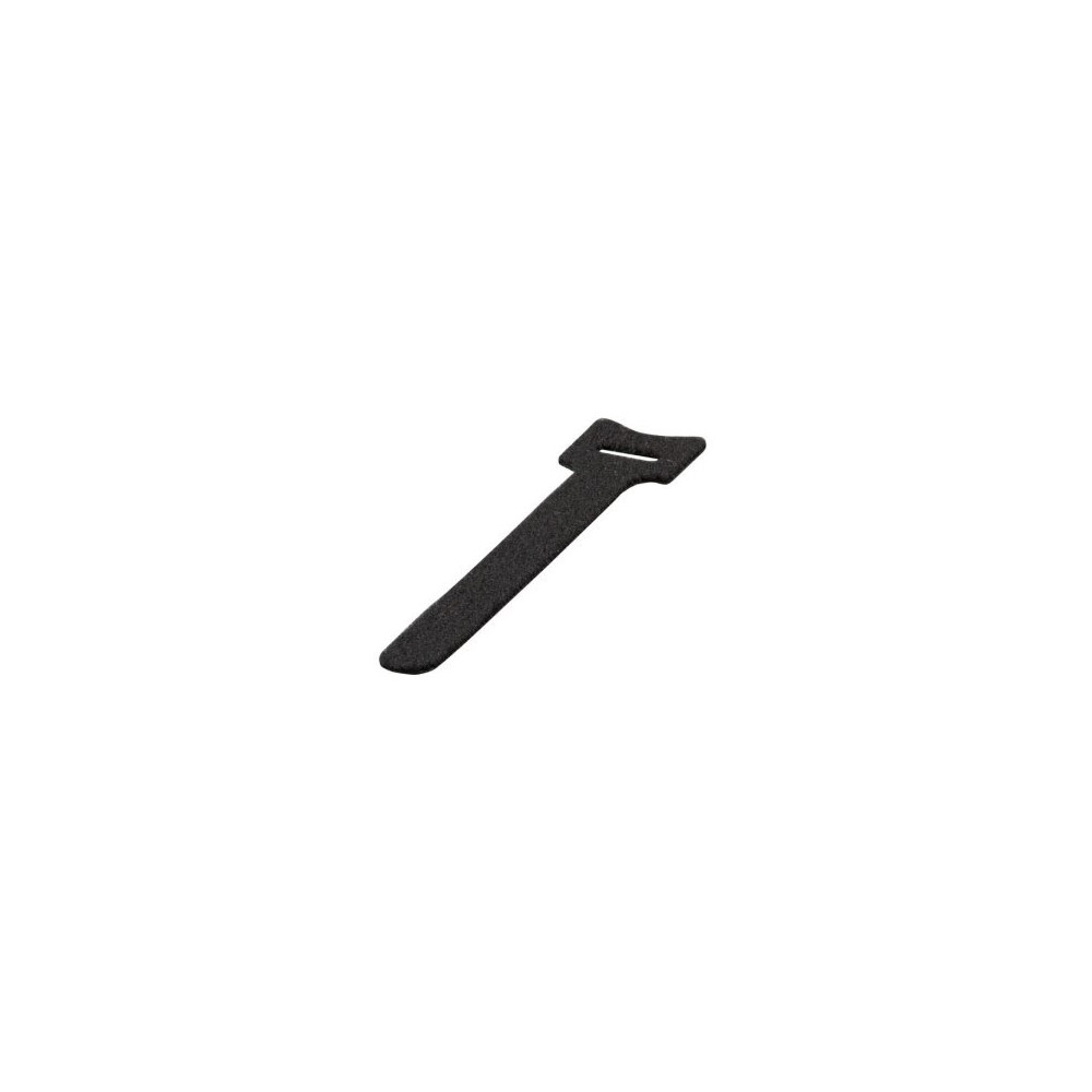 EFB Electronics Gancio e asola - Fascette fermacavi - 13 cm - Nero (confezione da 10)