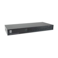 LevelOne Switch KVM PS/2-USB VGA a 16 porte. Tipo di porta tastiera: USB, PS/2, Tipo di porta mouse: USB, PS/2, Tipo di porta vi