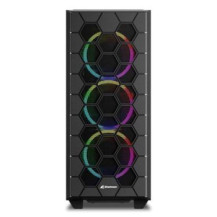 Sharkoon RGB Hex - Mid tower - ATX - Pannello laterale con finestra (vetro temperato)