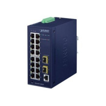 Planet IGS-4215-16T2S - Switch - managed - 16 x 10/100/1000 + 2 x Gigabit SFP
