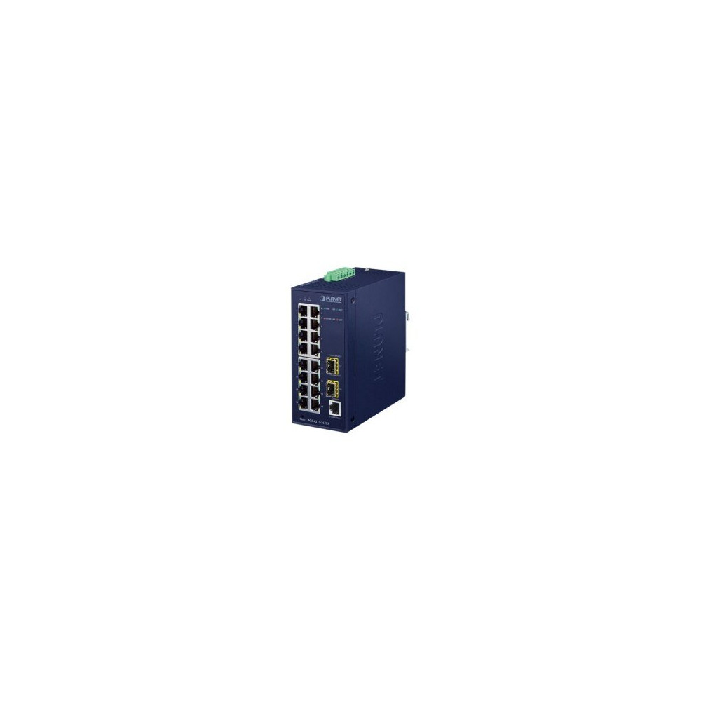 Planet IGS-4215-16T2S - Switch - managed - 16 x 10/100/1000 + 2 x Gigabit SFP