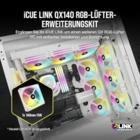 Corsair iCUE LINK QX140 RGB - Ventola per case - con sensore di temperatura
