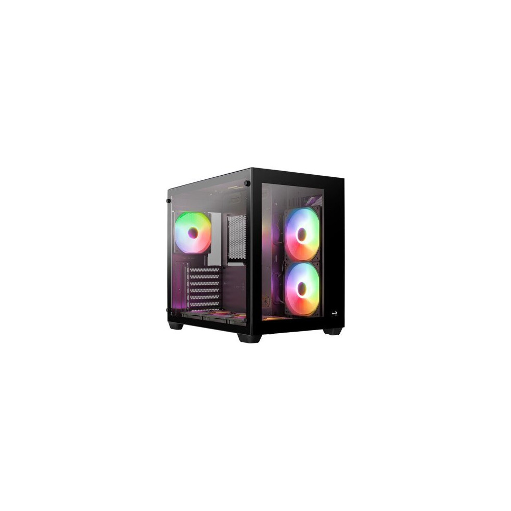 AEROCOOL ADVANCED TECHNOLOGIES Geh Midi Dryft MicroATX/ATX/MiniITX ARGB black - ATX - ATX - Micro/Mini/Flex-ATX
