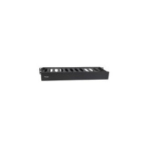 Pannello di gestione cavi per montaggio su rack da 19″ Equip - Nero - Pannello di gestione cavi - Nero - Acrilonitrile-butadiene