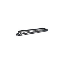 Pannello patch non schermato Cat.6 Keystone da 48 porte Equip - Nero - RJ-45 - Cat6 - Nero - Acciaio - 1U - 482,6 mm
