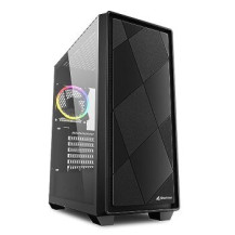 Sharkoon VS8 RGB - Midi Tower - PC - Nero - ATX - micro ATX - Mini-ITX - Vetro temperato - 15,8 cm