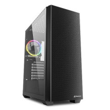 Sharkoon VS9 RGB - Midi Tower - PC - Nero - ATX - micro ATX - Mini-ATX - Ufficio domestico - 15,8 cm