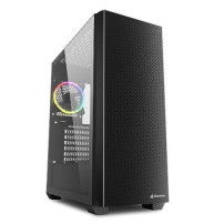 Sharkoon VS9 RGB - Midi Tower - PC - Nero - ATX - micro ATX - Mini-ATX - Ufficio domestico - 15,8 cm