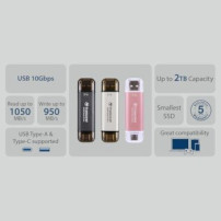 Transcend ESD310P - SSD - 512 GB - esterno (portatile)