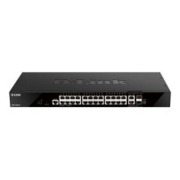 D-Link DGS 1520-28 - Switch - L3 - Smart - 24 x 10/100/1000 + 2 x Gigabit SFP + 2 x 10 Gigabit SFP+
