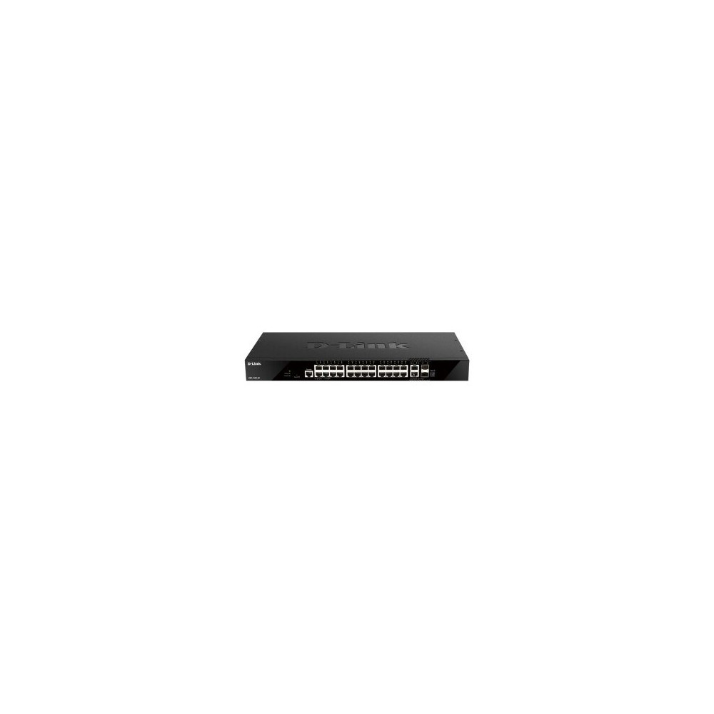 D-Link DGS 1520-28 - Switch - L3 - Smart - 24 x 10/100/1000 + 2 x Gigabit SFP + 2 x 10 Gigabit SFP+