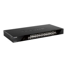 D-Link DGS 1520-28 - Switch - L3 - Smart - 24 x 10/100/1000 + 2 x Gigabit SFP + 2 x 10 Gigabit SFP+