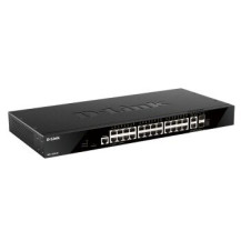 D-Link DGS 1520-28 - Switch - L3 - Smart - 24 x 10/100/1000 + 2 x Gigabit SFP + 2 x 10 Gigabit SFP+