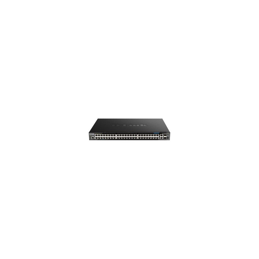 D-Link DGS-1520-52MP Gestito L3 Gigabit Ethernet (10/100/1000) Supporto Power over Ethernet (PoE) 1U Nero