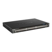D-Link DGS-1520-52MP Gestito L3 Gigabit Ethernet (10/100/1000) Supporto Power over Ethernet (PoE) 1U Nero