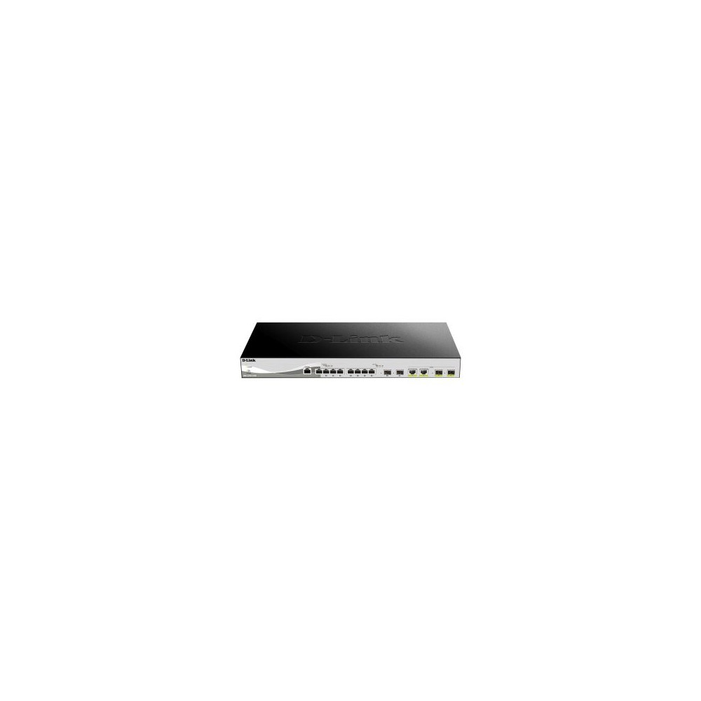 D-Link DXS-1210-12TC/E switch di rete Gestito L2 10G Ethernet (100/1000/10000) 1U Nero, Argento