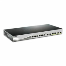 D-Link DXS-1210-12TC/E switch di rete Gestito L2 10G Ethernet (100/1000/10000) 1U Nero, Argento