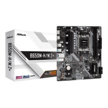 ASRock B650M-H/M.2+ - Scheda madre - micro ATX - Socket AM5 - Chipset AMD B650 - USB-C 3.2 Gen 1, USB 3.2 Gen 1 - Gigabit LAN -