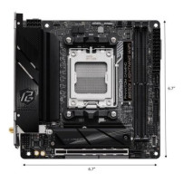 ASRock Phantom Gaming B650I Lightning WiFi - Scheda madre - Mini-ITX - Socket AM5 - Chipset AMD B650 - 2.5 Gigabit LAN, Wi-Fi 6E