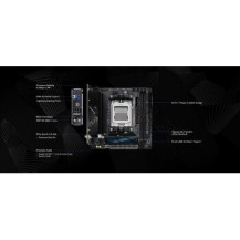 ASRock Phantom Gaming B650I Lightning WiFi - Scheda madre - Mini-ITX - Socket AM5 - Chipset AMD B650 - 2.5 Gigabit LAN, Wi-Fi 6E