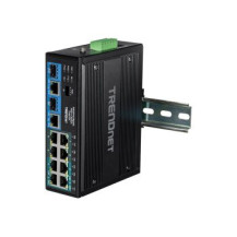 TRENDnet TI-BG104 - Switch - industriell - unmanaged - 4 x 10/100/1000 (PoE++)