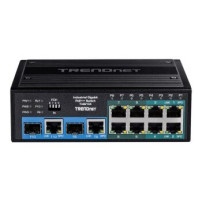 TRENDnet TI-BG104 - Switch - industriell - unmanaged - 4 x 10/100/1000 (PoE++)