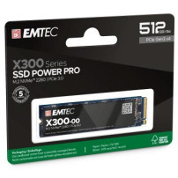 EMTEC Power Pro X300 - SSD - 512 GB - interno - M.2 2280 - PCIe 3.0 x4 (NVMe)