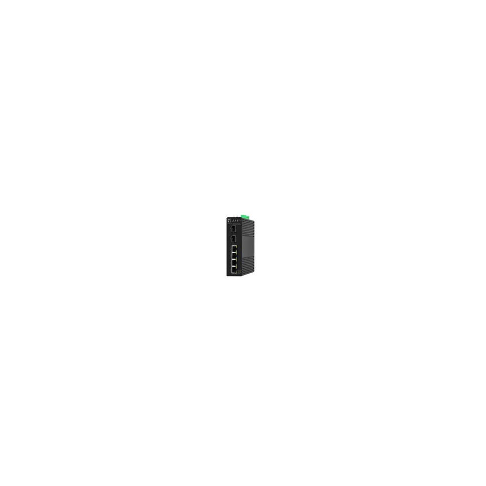 LevelOne Switch 6x GE IGS-2106 2xSFP 4xRJ45 nero