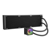 Enermax LIQMAXFLO ELC-LMF420T-ARGB - Sistema di raffreddamento a liquido del processore - Radiatore spesso 38 mm - Dimensioni de