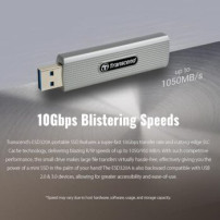 Transcend ESD320A - SSD - crittografato - 512 GB - esterno (portatile)