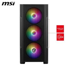 MSI MAG Forge M100R Midi Tower Nero, Trasparente