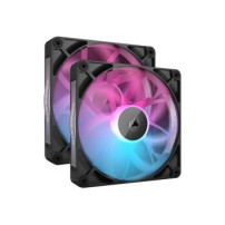 Corsair iCUE Link RX140 RGB Twin Starter Kit - Ventola per case - 140 mm - Nero (confezione da 3)