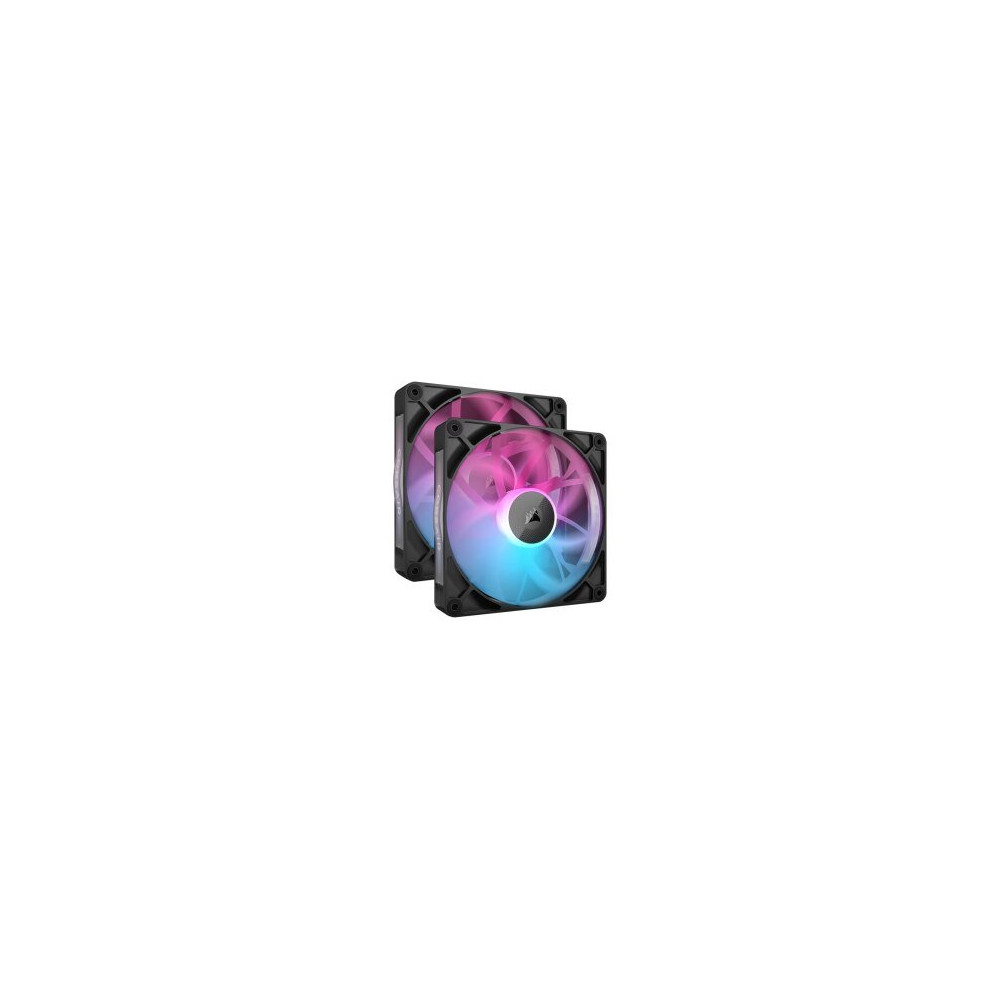 Corsair iCUE Link RX140 RGB Twin Starter Kit - Ventola per case - 140 mm - Nero (confezione da 3)