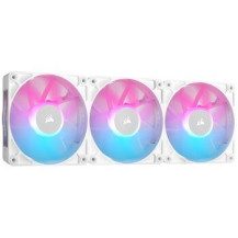 Corsair iCUE Link RX120 RGB Triple Starter Kit - Ventola per case - 120 mm - bianco (confezione da 3)