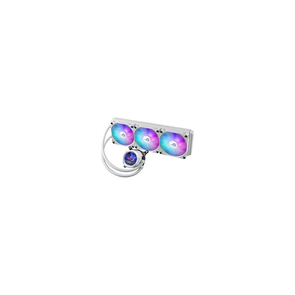 ASUS ROG STRIX LC III 360 ARGB LCD - White Edition - Sistema di raffreddamento a liquido del processore - (per: AM4, LGA1200, LG