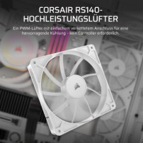 Corsair RS140 - Gehäuselüfter - 140 mm - weiß