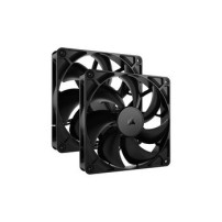 Corsair RS140 - Gehäuselüfter - 140 mm - Schwarz (Packung mit 2)